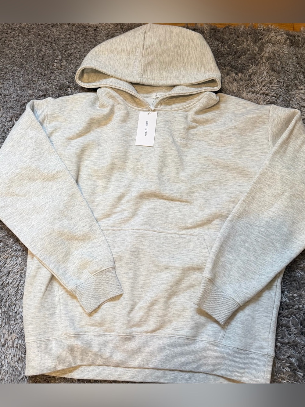 Elevated Faith Hoodie - size medium